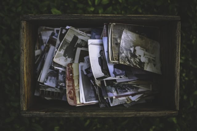 box of memories you may lose if you don't treat your hearing loss box of old photographs