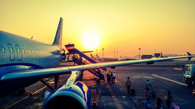 air travel with hearing loss airplane on a tarmac